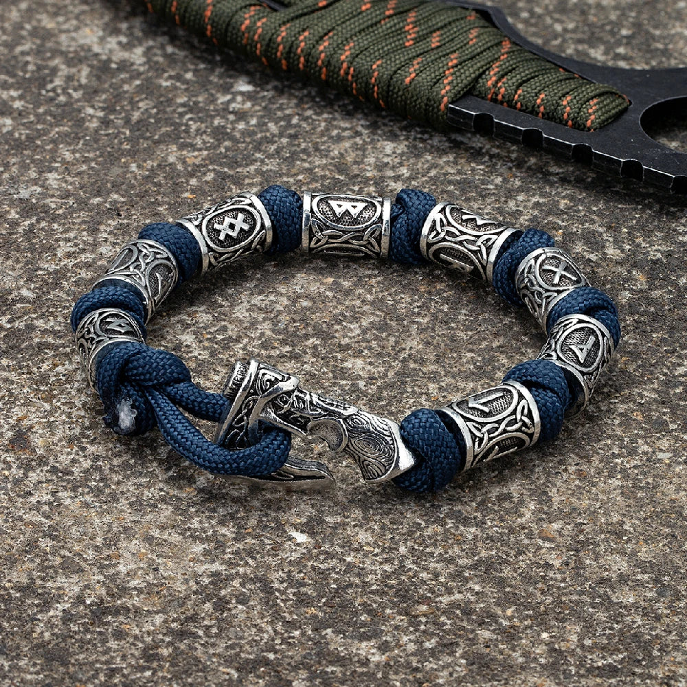 Viking Axe Paracord Wrap Bracelet
