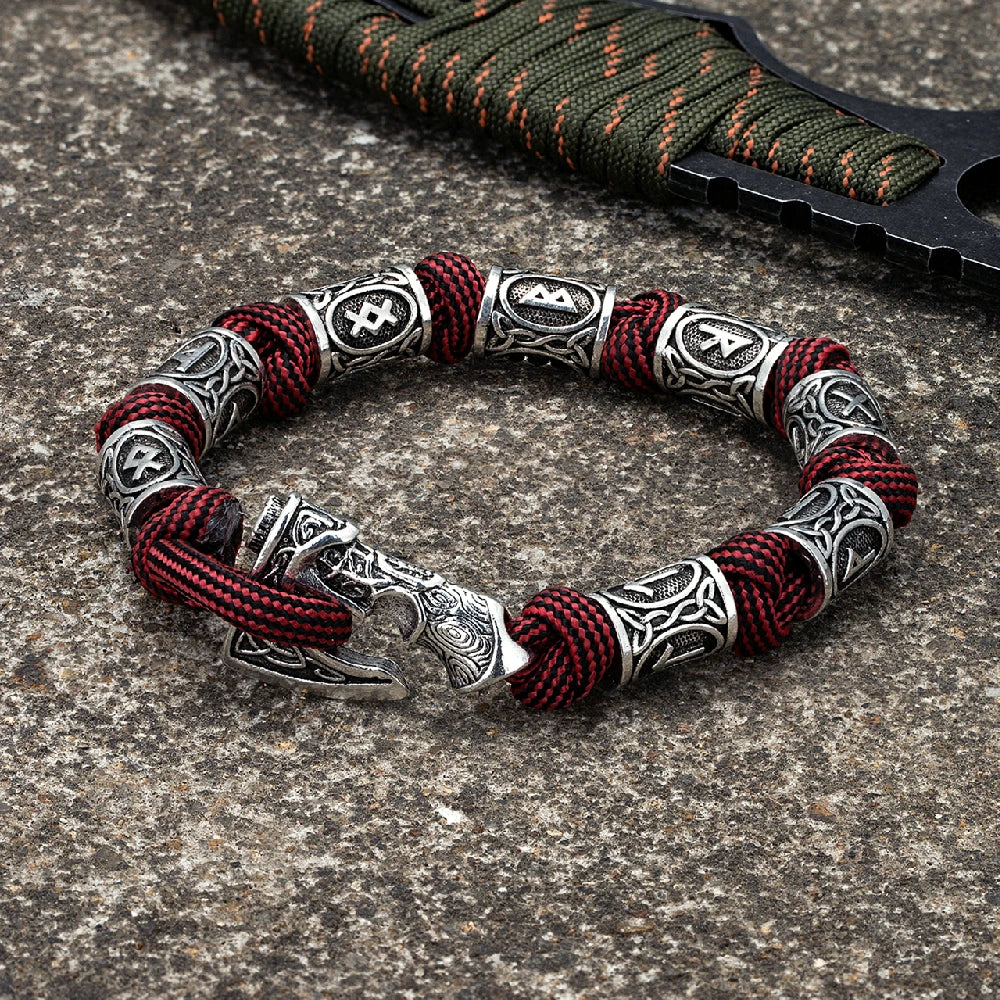 Viking Axe Paracord Wrap Bracelet