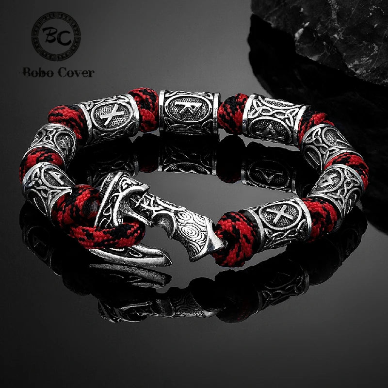 Viking Axe Paracord Wrap Bracelet