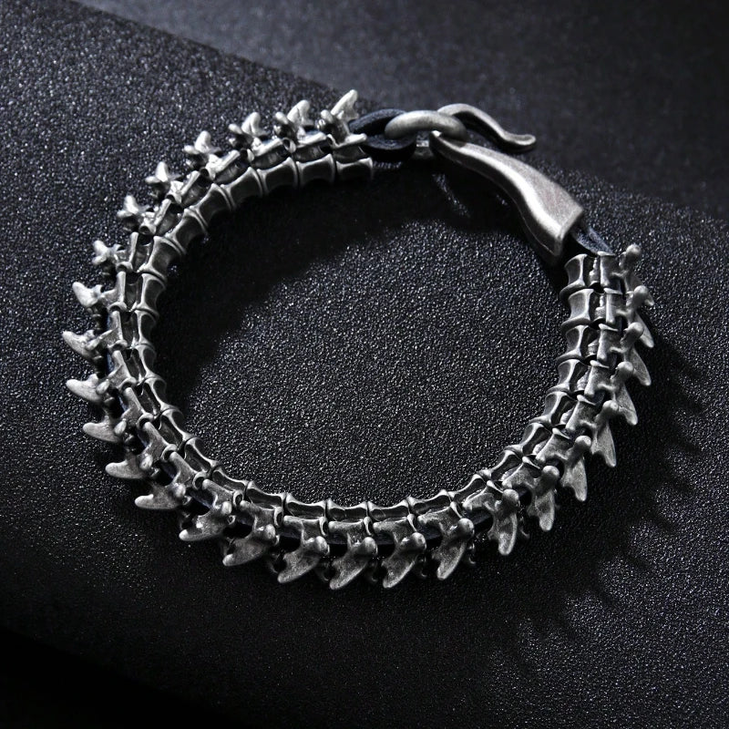 Dark Gothic Dragon Spine Bracelet