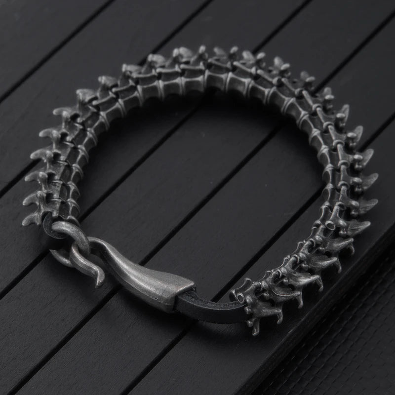 Dark Gothic Dragon Spine Bracelet