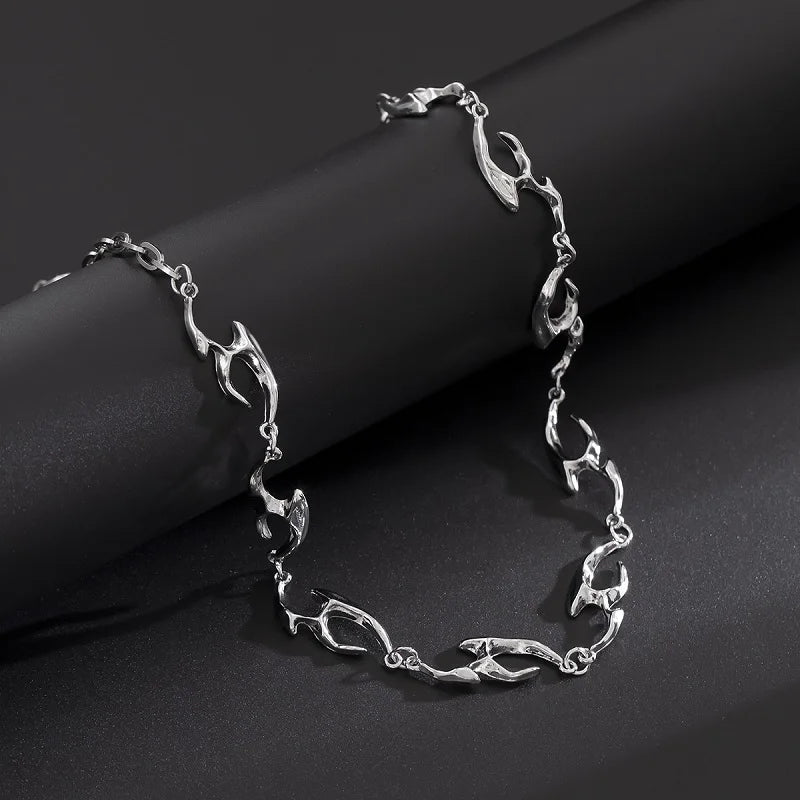 Punk Thorn Choker Necklace