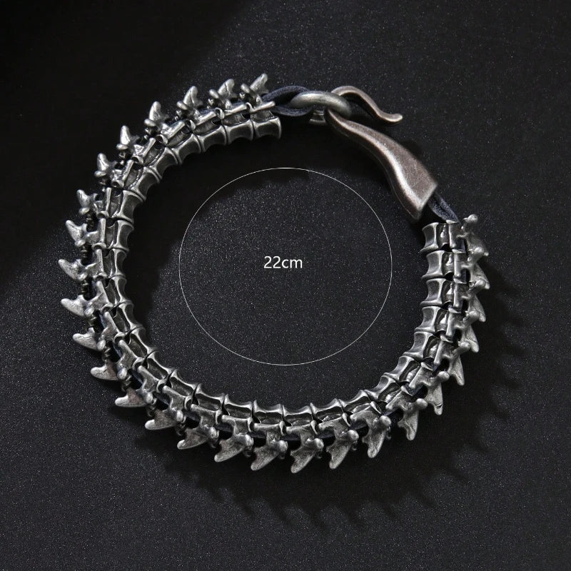 Dark Gothic Dragon Spine Bracelet