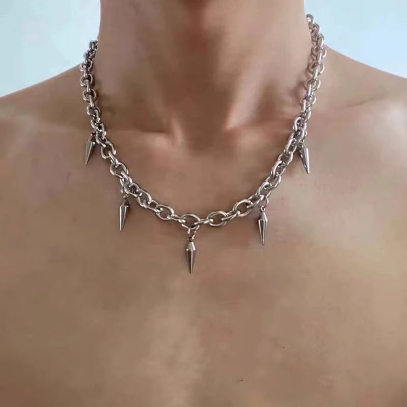Punk Thorn Choker Necklace