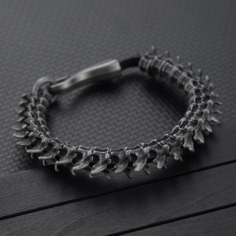 Dark Gothic Dragon Spine Bracelet
