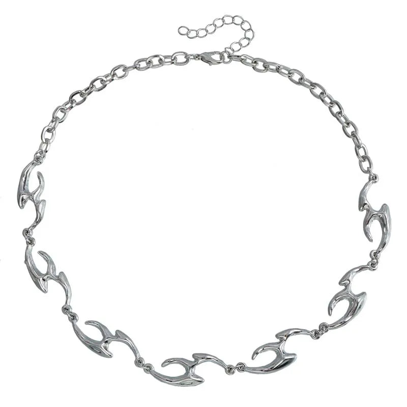 Punk Thorn Choker Necklace