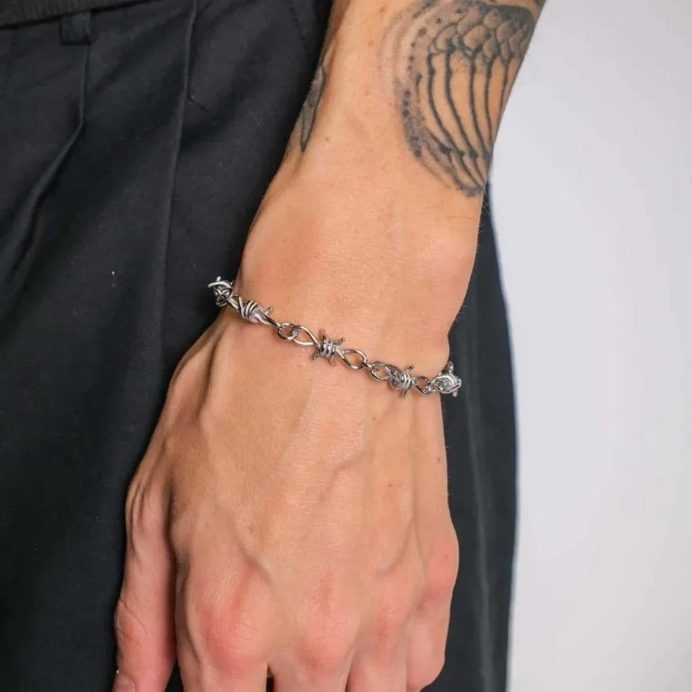 Barbed Wire Choker Bracelet
