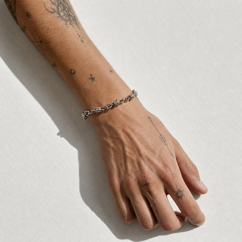 Barbed Wire Choker Bracelet