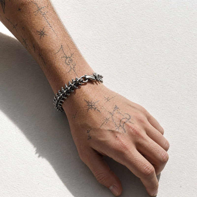 Dark Gothic Dragon Spine Bracelet