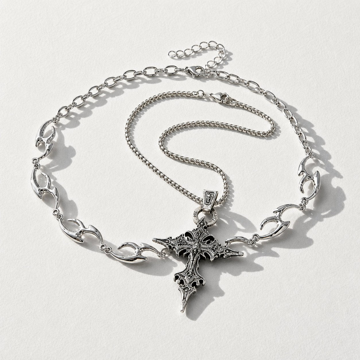 Neck Ritual — Choker + Cross set — Drokt