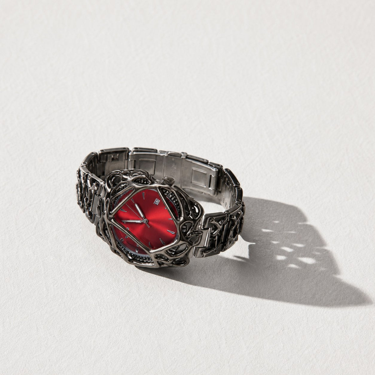 Spiderweb Dial Statement Watch — Drokt studio detail
