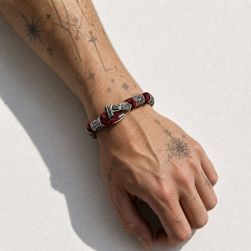Viking Axe Paracord Wrap Bracelet